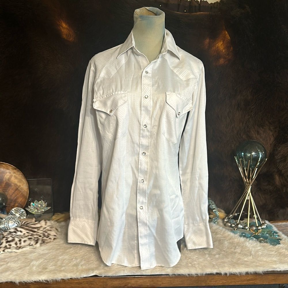 Miller Western Wear vintage snap button shirt 14 1/2 33 (400)